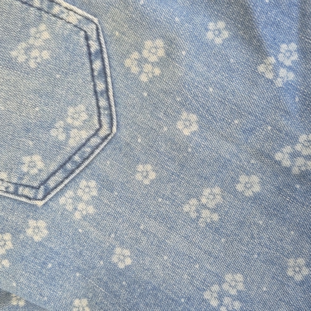Free People Floral Print skinny Jeans - Picture 3 of 4